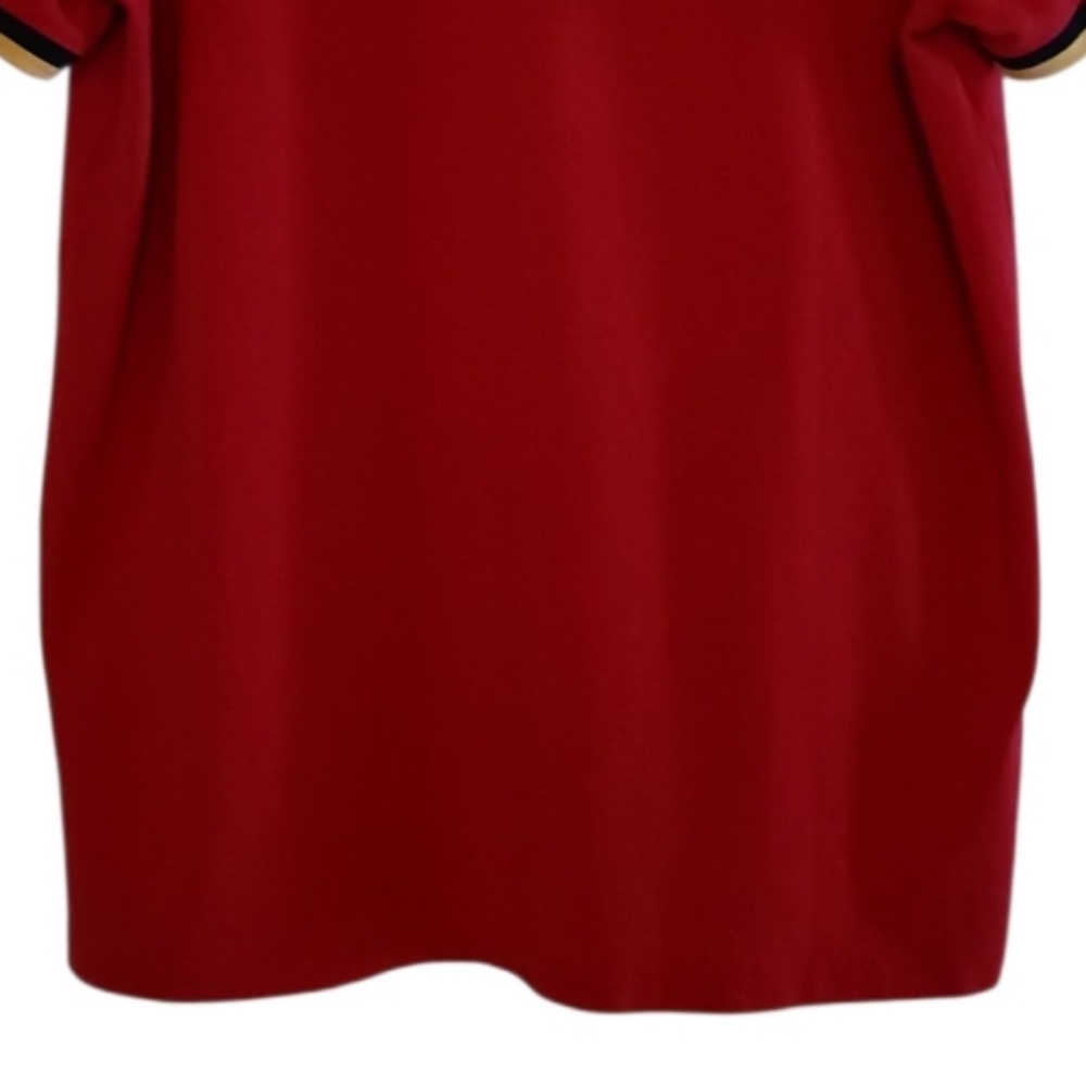 Polo By Ralph Lauren Short Sleeve Polo Shirt Red Yellow Embroidered Sleeve Logo - Picture 12 of 17
